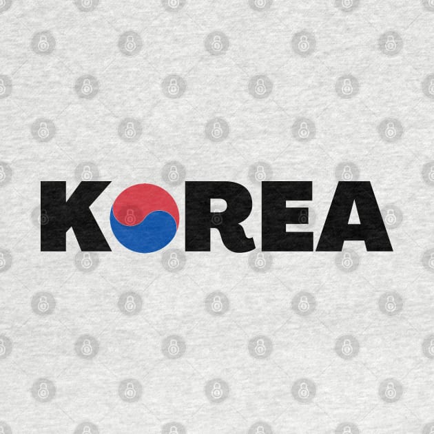 Korea with Taeguk (South Korean Flag Symbol) by e s p y